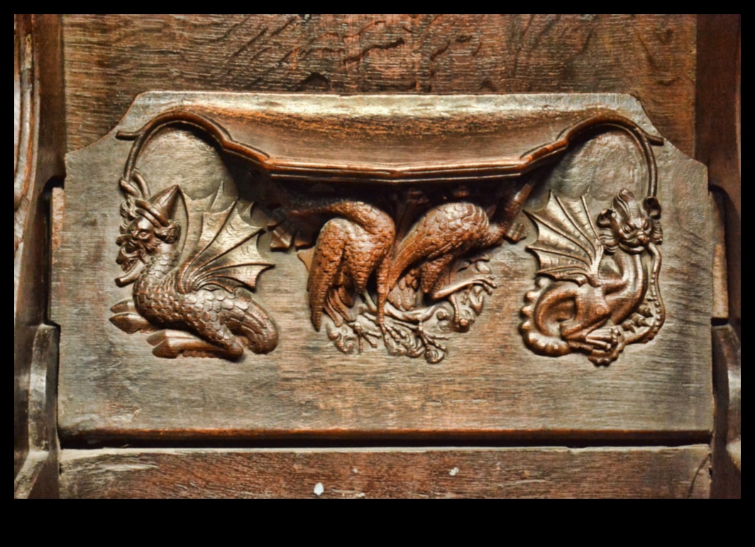 Majestic Misericords: Gotik Koro Sıralarında Oymalı Koltuklar